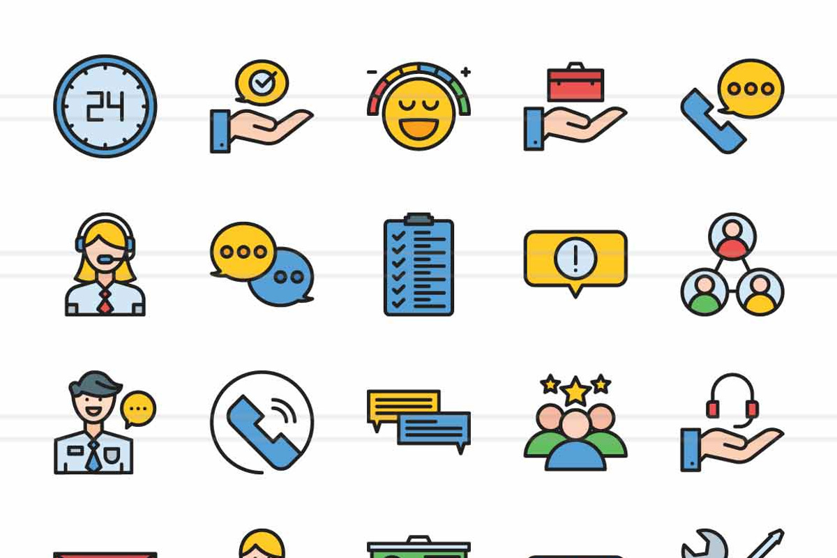 Customer Support Icons Pack, an Icon by IconBunny (Photo 2 of 2)