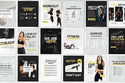Fitness Coach Canva Template Bundle, a Social Media Template by DigiPax (Thumbnail 3 of 15)