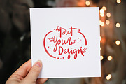 6 postcard and invitation mock ups, a Print Template by Marie Smth (Thumbnail 4 of 7)