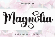 Magnolia | Script Font, a Handwritten Font by Scratchones (Thumbnail 1 of 9)