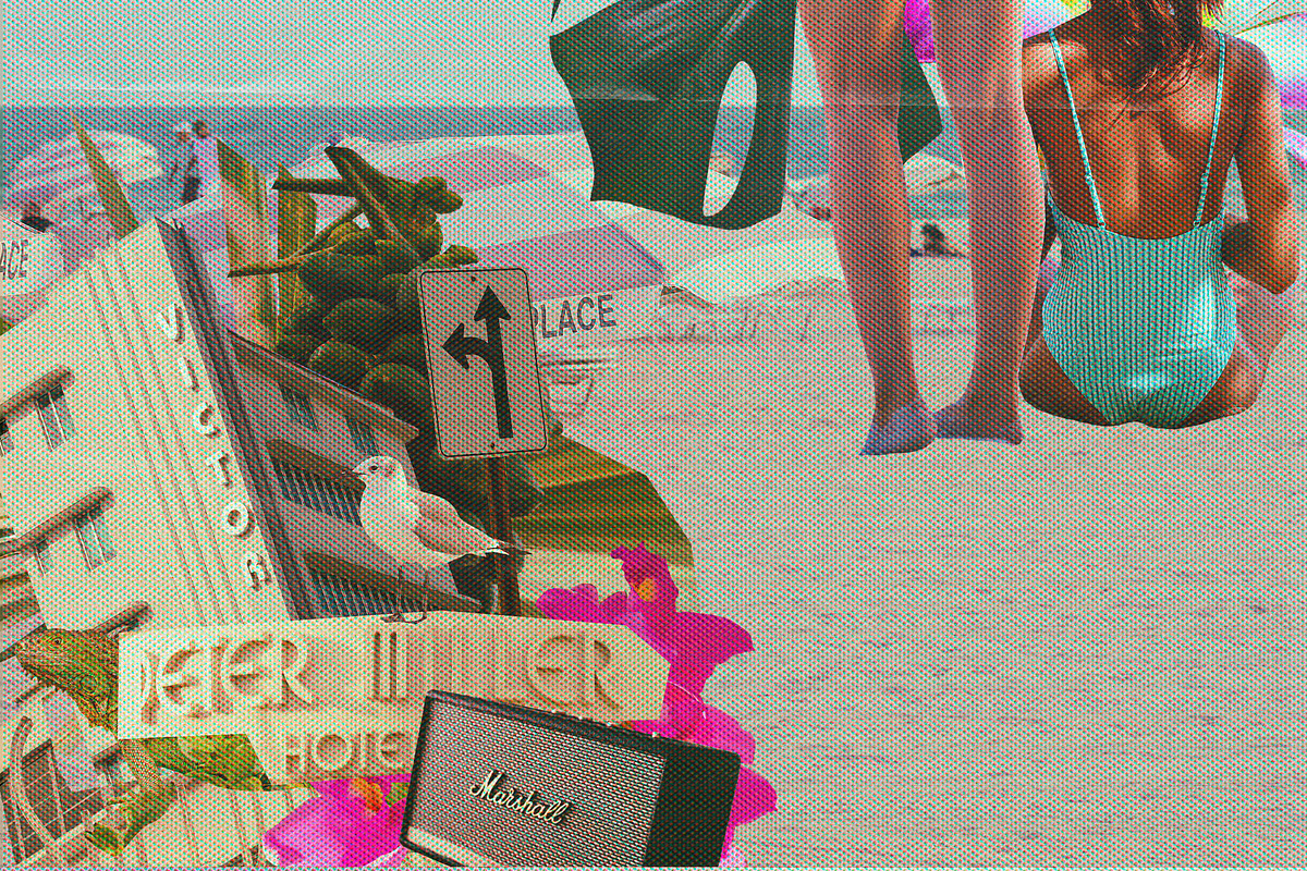 Miami Beach Collage Elements, an Object Graphic by nadispasibenko (Photo 25 of 31)