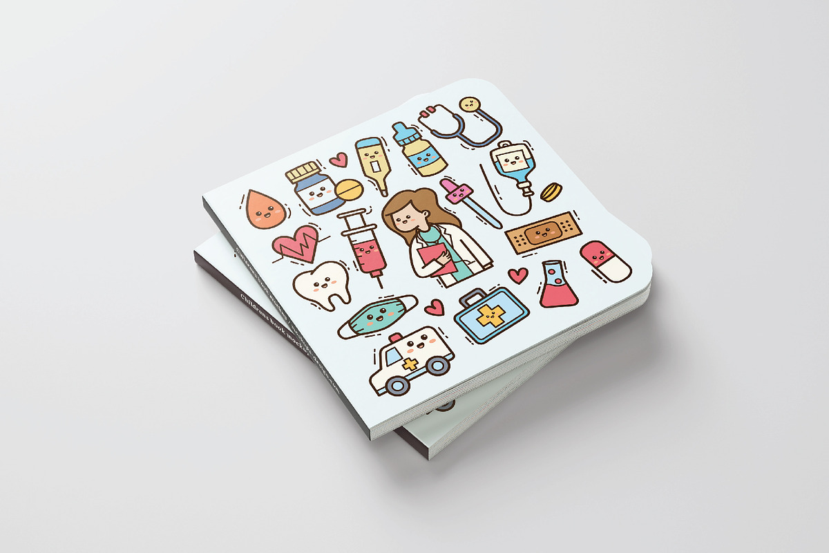 Doctor Kawaii Doodle Illustration, a Healthcare Illustration by yellowline (Photo 2 of 4)