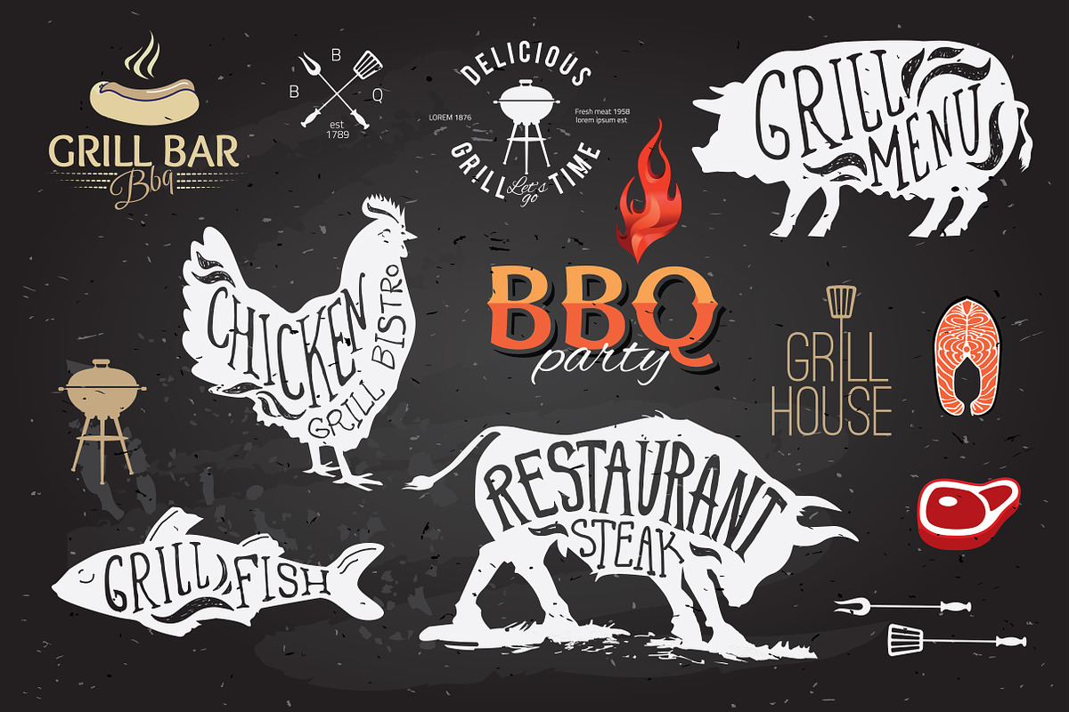 Big barbeque set, an Object Graphic by iriskana (Photo 4 of 5)