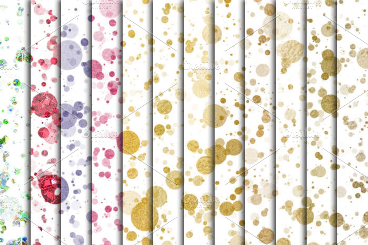 Confetti Bokeh Glam + BONUS, a Pattern Graphic by Studio Julie Ann (Photo 2 of 7)