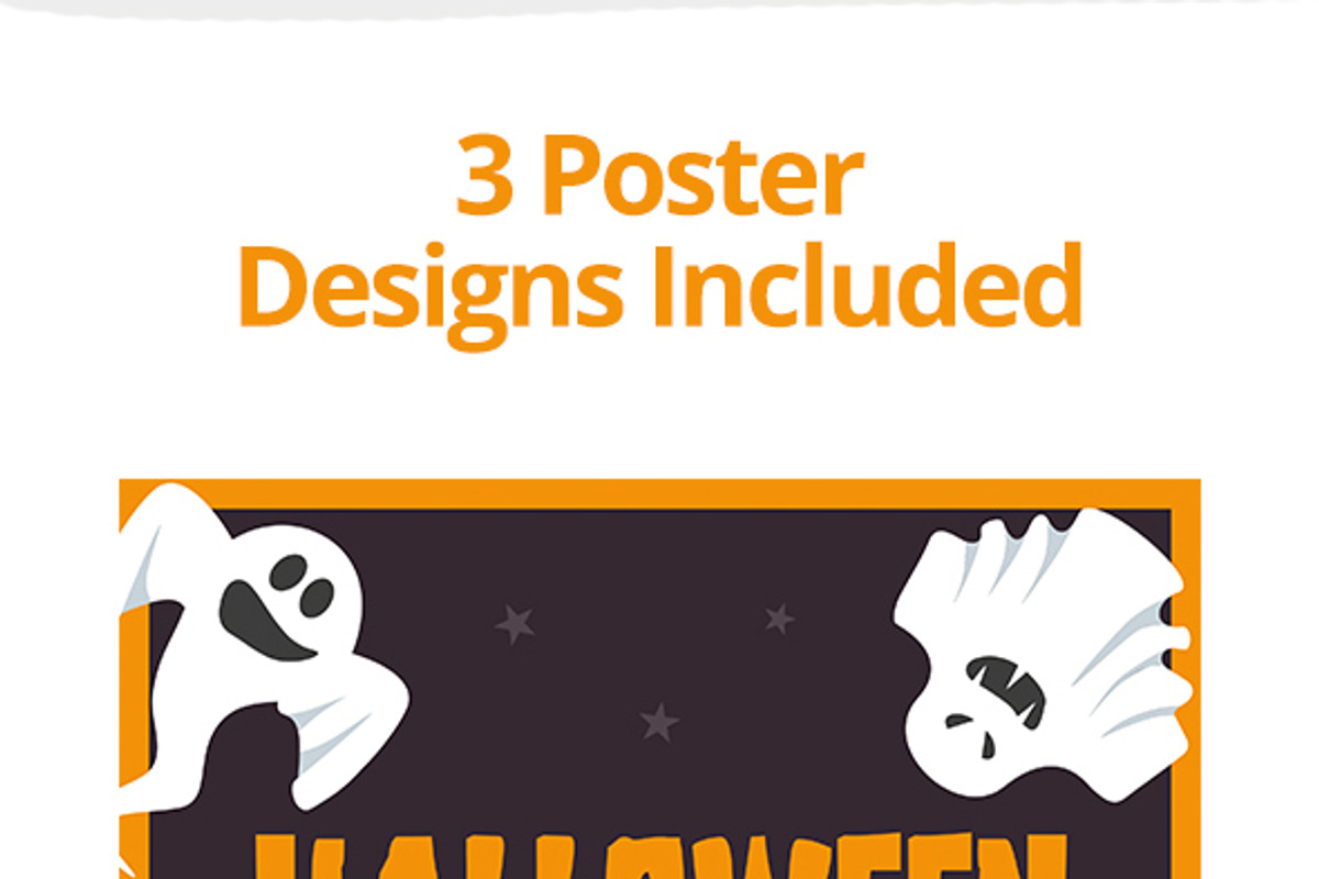 Halloween Poster Kit, an Illustration by lingard design (Photo 3 of 4)