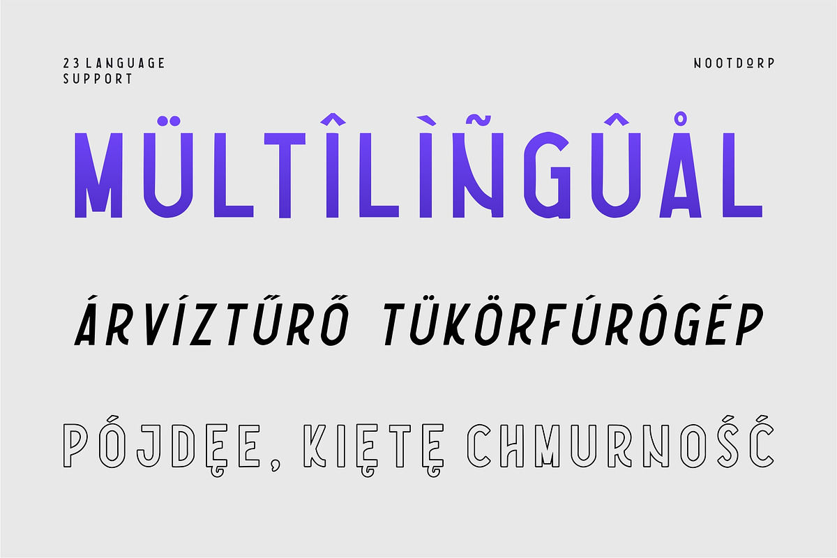 NOOTDORP, a Sans Serif Font by Garisman Std (Photo 7 of 8)