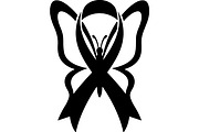 Breast Cancer Ribbon with Butterfly, a Seasonal Illustration by balal (Thumbnail 13 of 17)