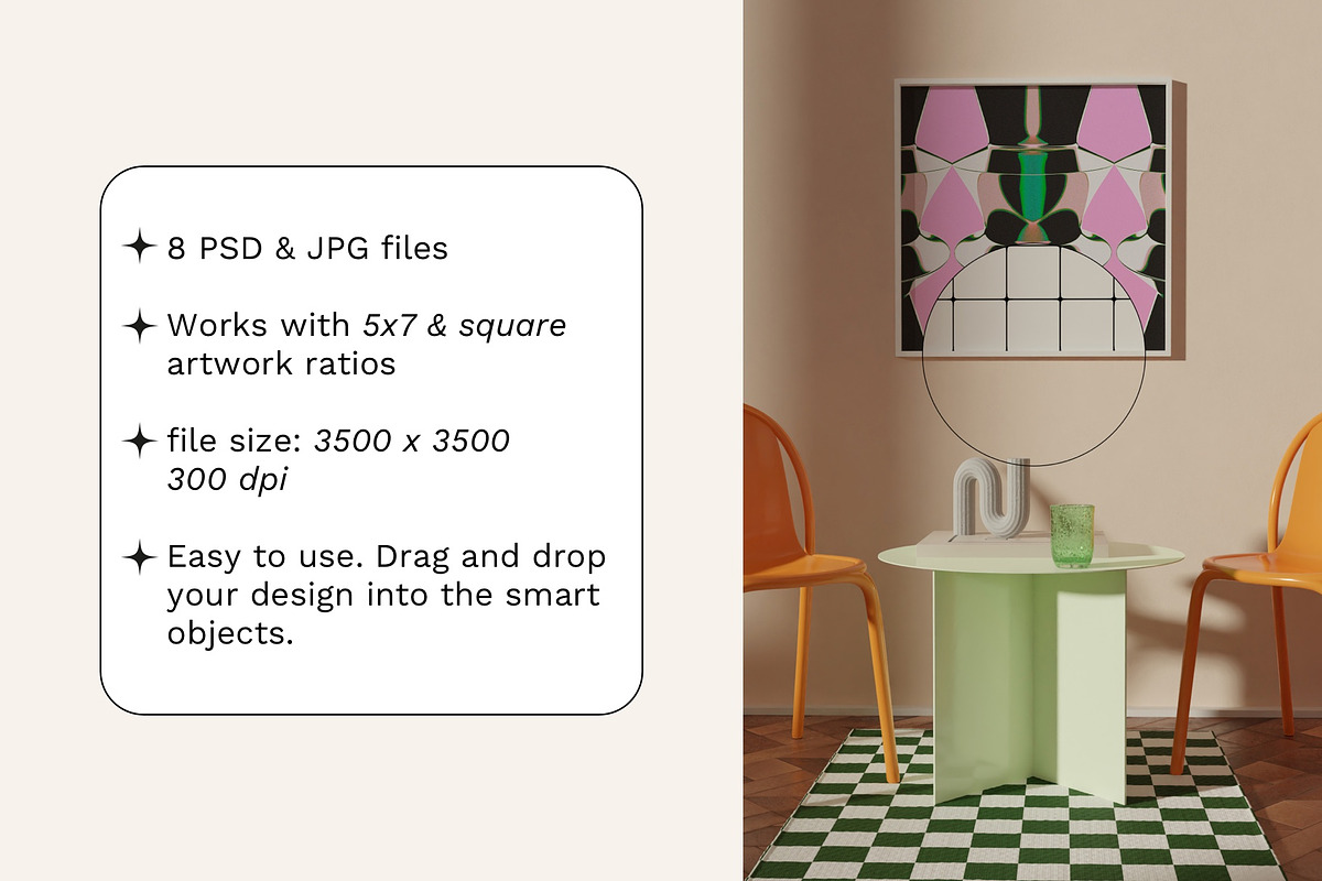 Frame Mockup Bundle For Print Shop, a Print Template by Bonumo (Photo 2 of 10)