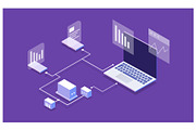 Business isometric design vector, an Object Illustration by foxndeer (Thumbnail 4 of 4)