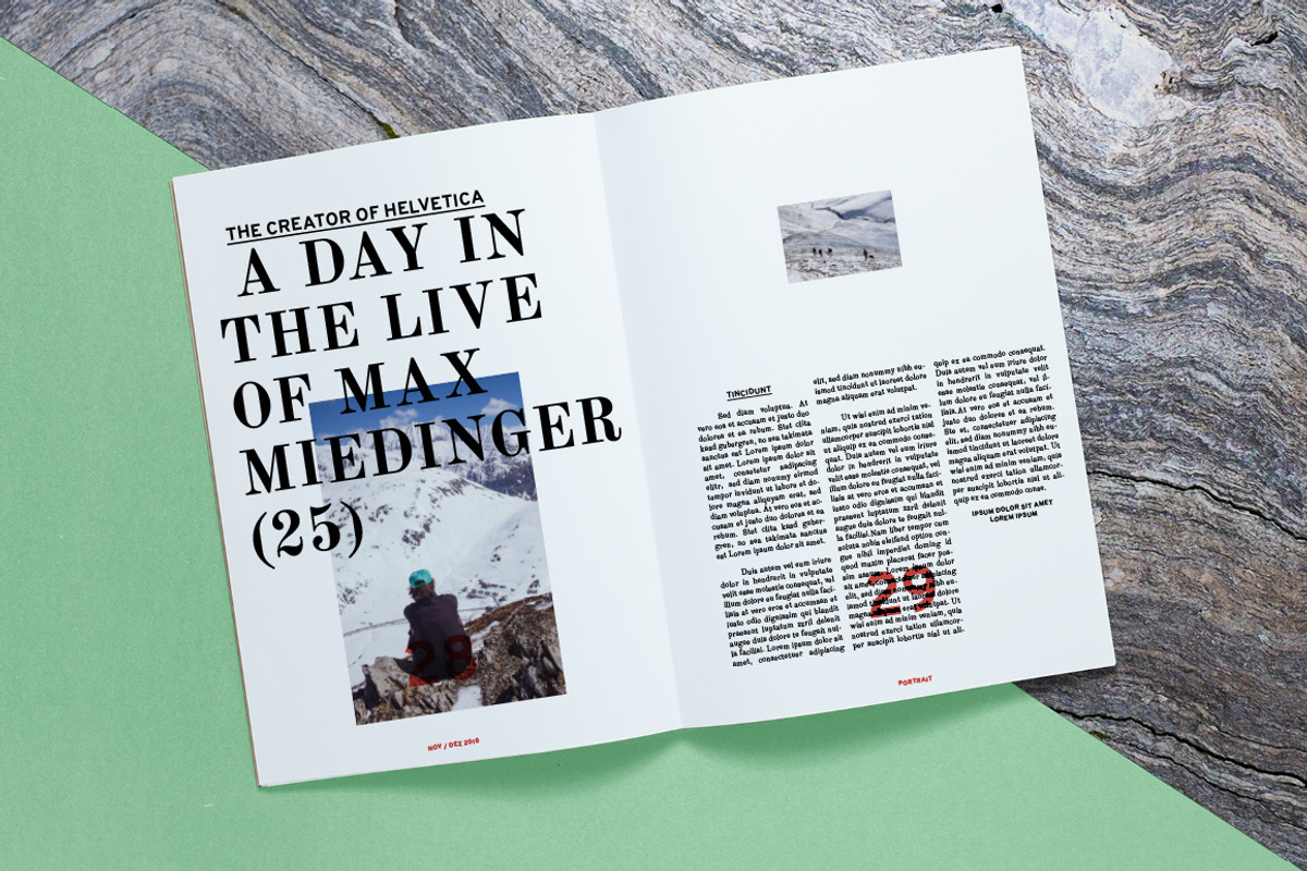 SWISS ALPS Magazin, a Magazine Template by Studio ZACK (Photo 10 of 11)