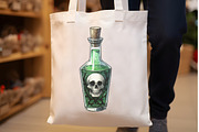 Watercolor Halloween Potion Bottle C, an Illustration by Rose Art (Thumbnail 3 of 4)
