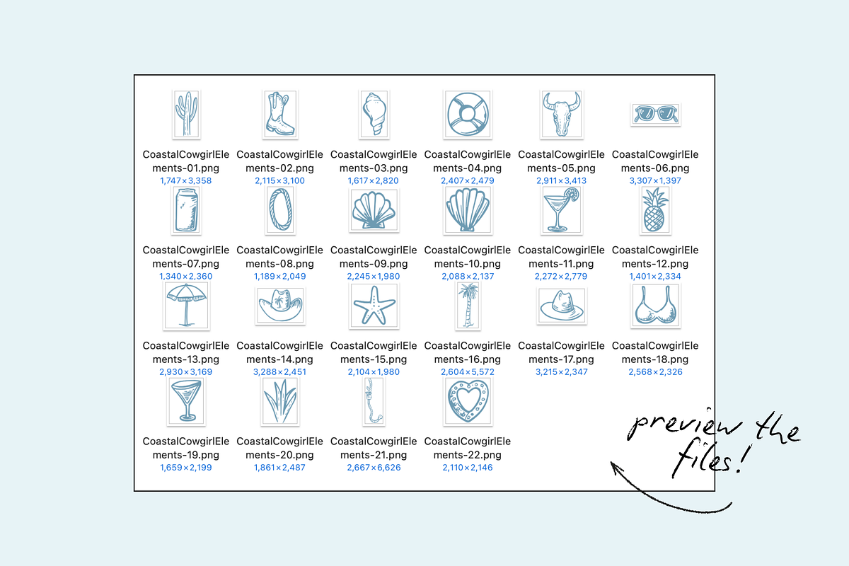 Coastal Cowgirl Graphics, an Object Graphic by denofdreamers (Photo 3 of 3)
