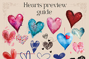 Valentine Hearts Collection, an Object Illustration by Alisa Mikibith Art (Thumbnail 2 of 9)