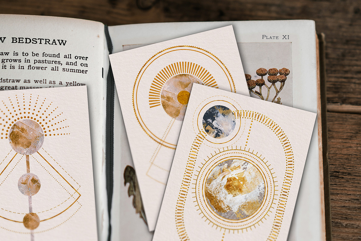 Celestial Art & Acrylic Textures, an Object Graphic by CatJello Graphics (Photo 4 of 31)