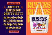Contrast Groovy Typeface, a Serif Font by alit design (Thumbnail 7 of 20)