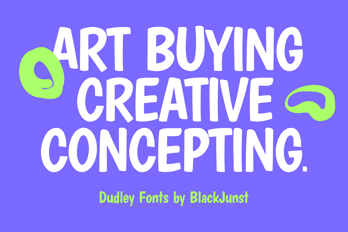 Dudley - Bold Handwritten Font, a Handwritten Font by Black Junst (Photo 1 of 8)