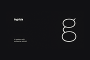 Ingrida – Modern Sans Serif 14 Fonts, a Sans Serif Font by Designova® (Thumbnail 14 of 14)