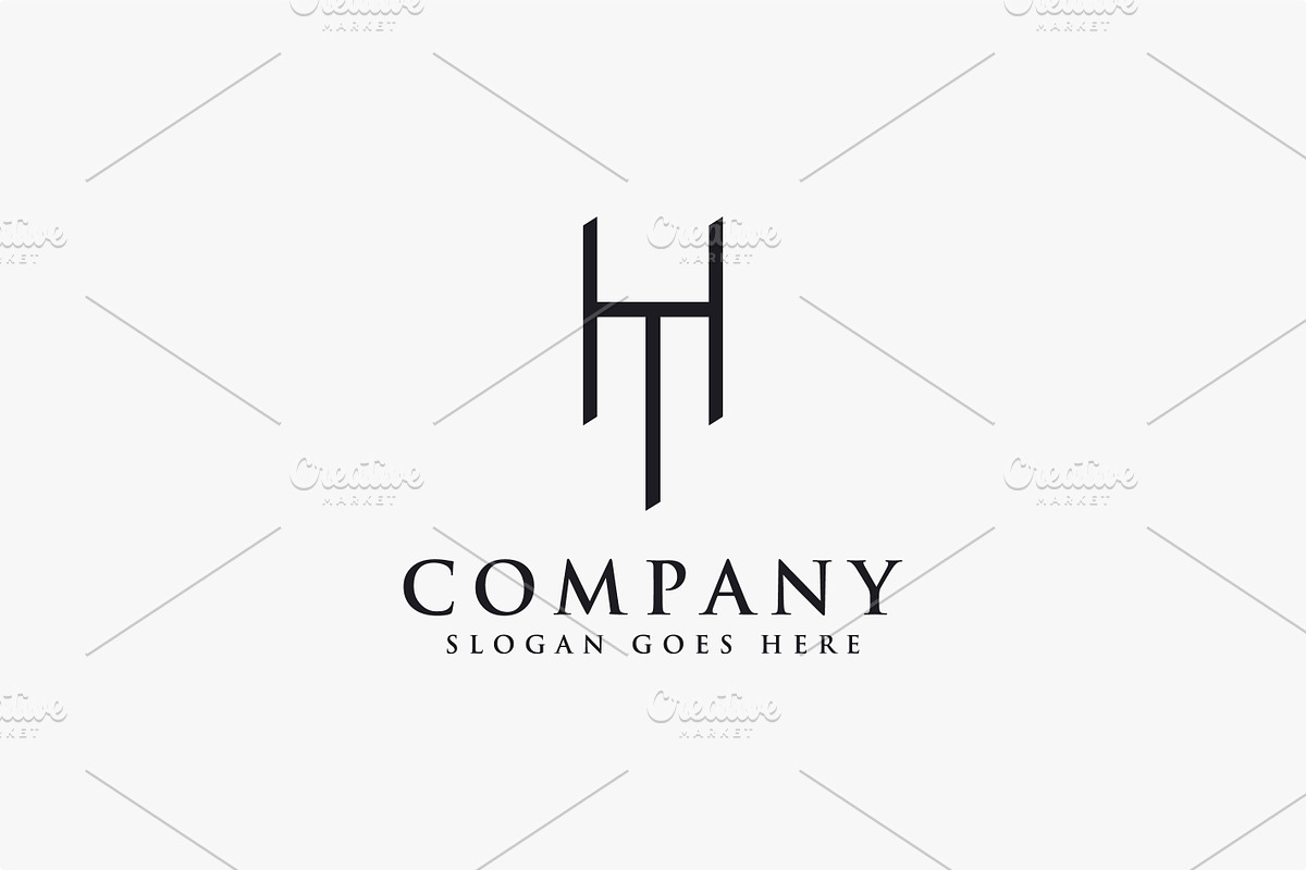 Letter TH logo icon, letter HT logo, a Branding & Logo Template by DOMHOUZE