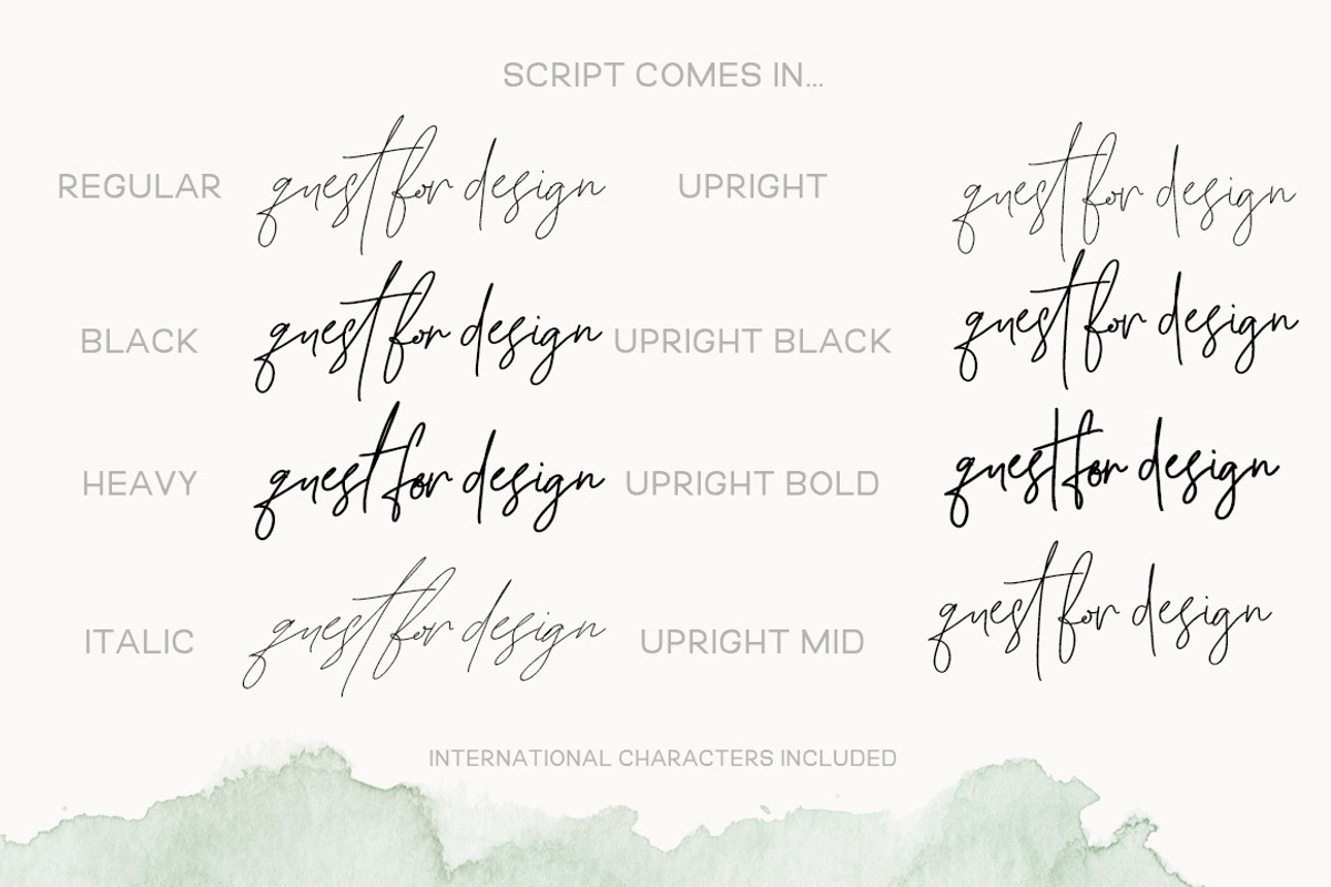 Quest for Design Font Duo, a Script Font by Creativeqube Design (Photo 19 of 19)