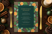 Evergreen Christmas Dinner Menu, a Flyer Template by BrandPacks (Thumbnail 6 of 6)