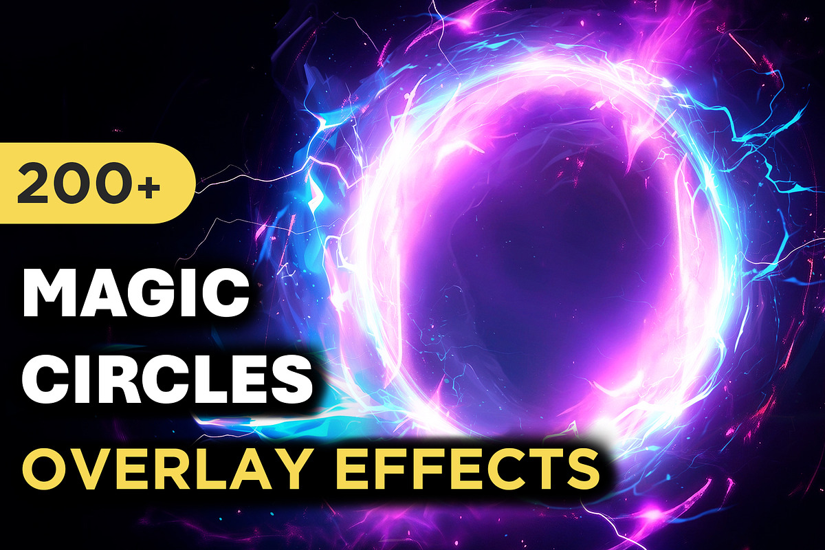 200+ Magic Circle Overlay Effects, an Object Graphic by Mikel Blazgad (Photo 1 of 11)