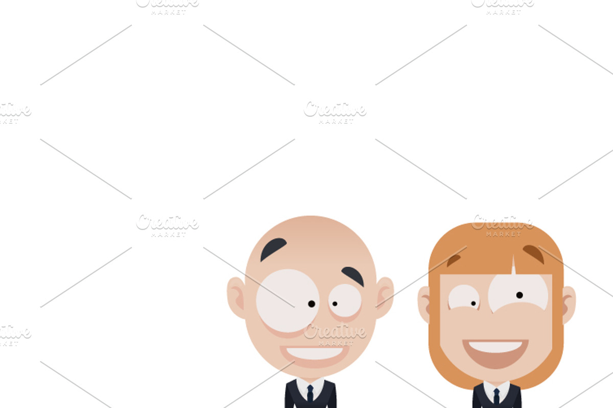 3 Avatar (12 different expressions), a Work Illustration by Beatriz Gascón (Photo 3 of 3)