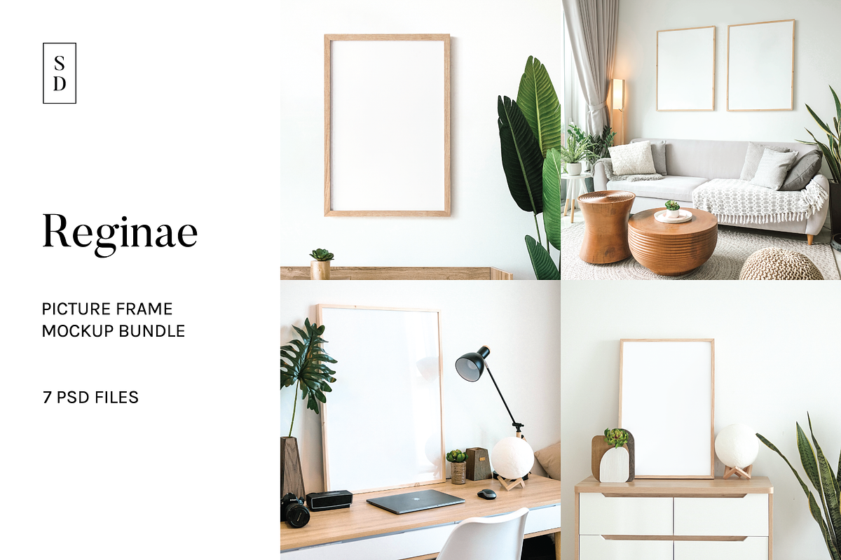 Frame Mockup Bundle - Reginae, a Household Mockup by Saguaro Digital (Photo 1 of 9)