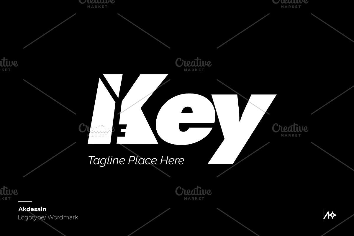 key Wordmark Logo, a Branding & Logo Template by Akdesain