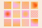 Retro stickers - vector elements, a Background Graphic by venimo (Thumbnail 7 of 9)