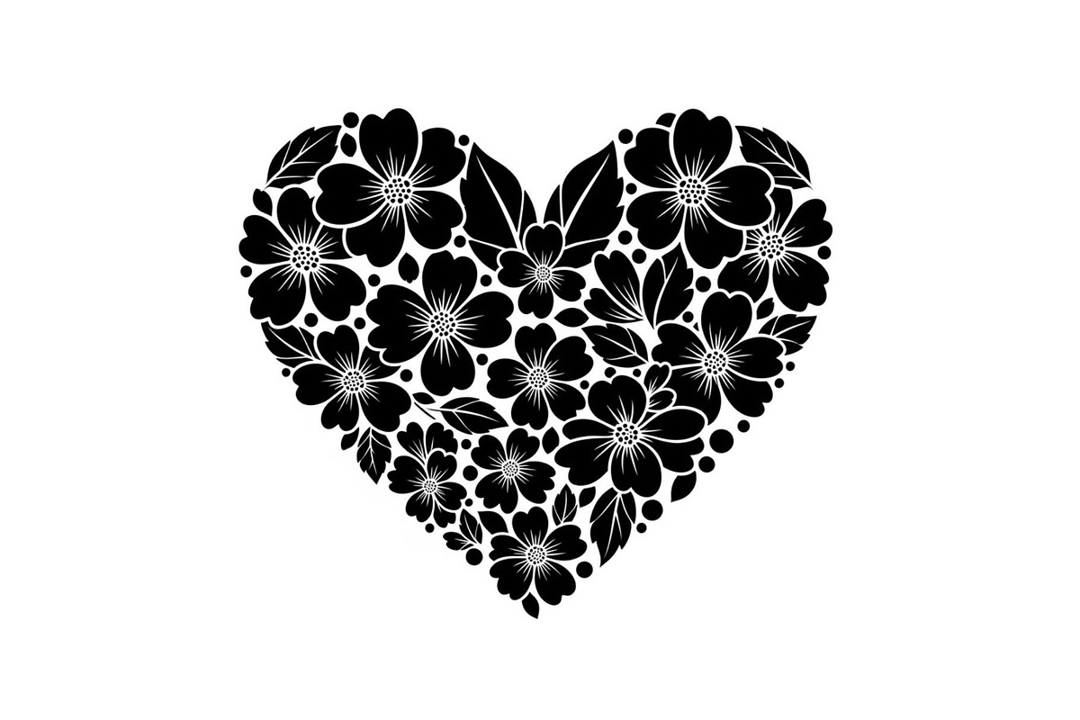 Floral Ornament Silhouette Bundle, an Illustration by BIPLOB EXPERT (Photo 50 of 51)
