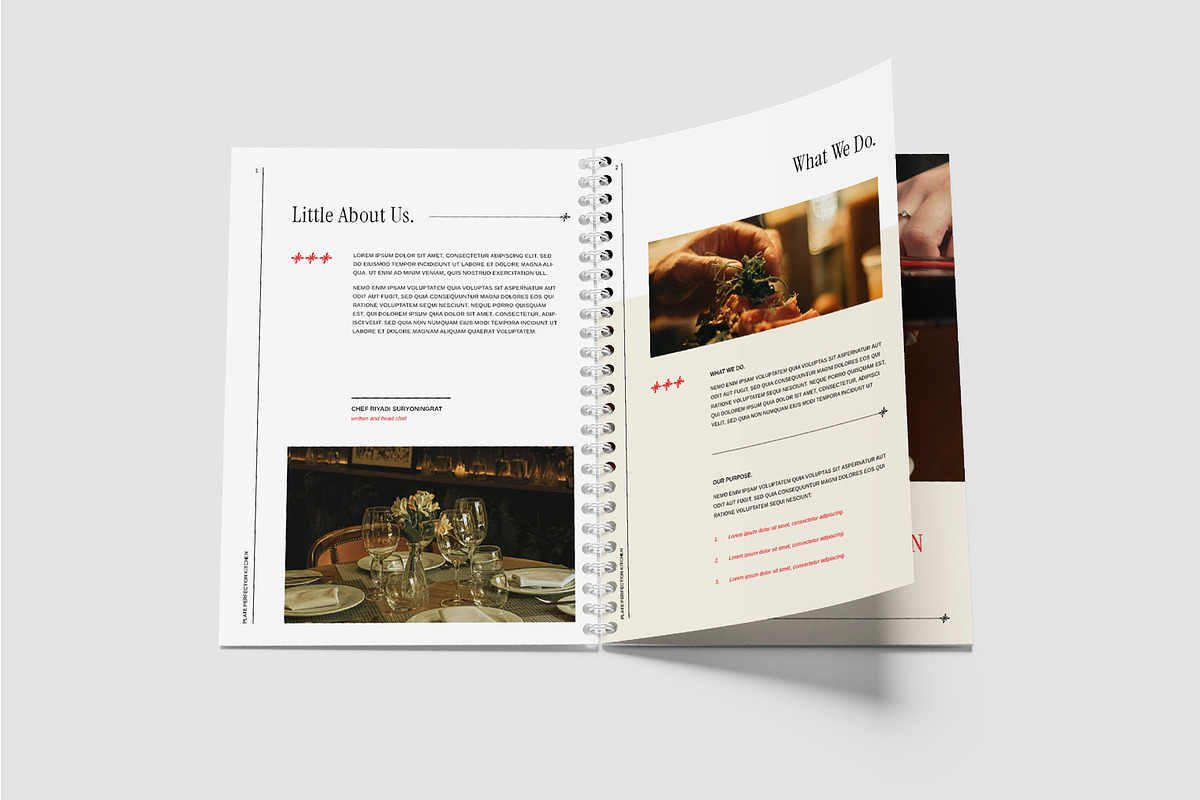 Aesthetic CookBook / Recipe Template, a Magazine Template by TMint Play (Photo 5 of 10)