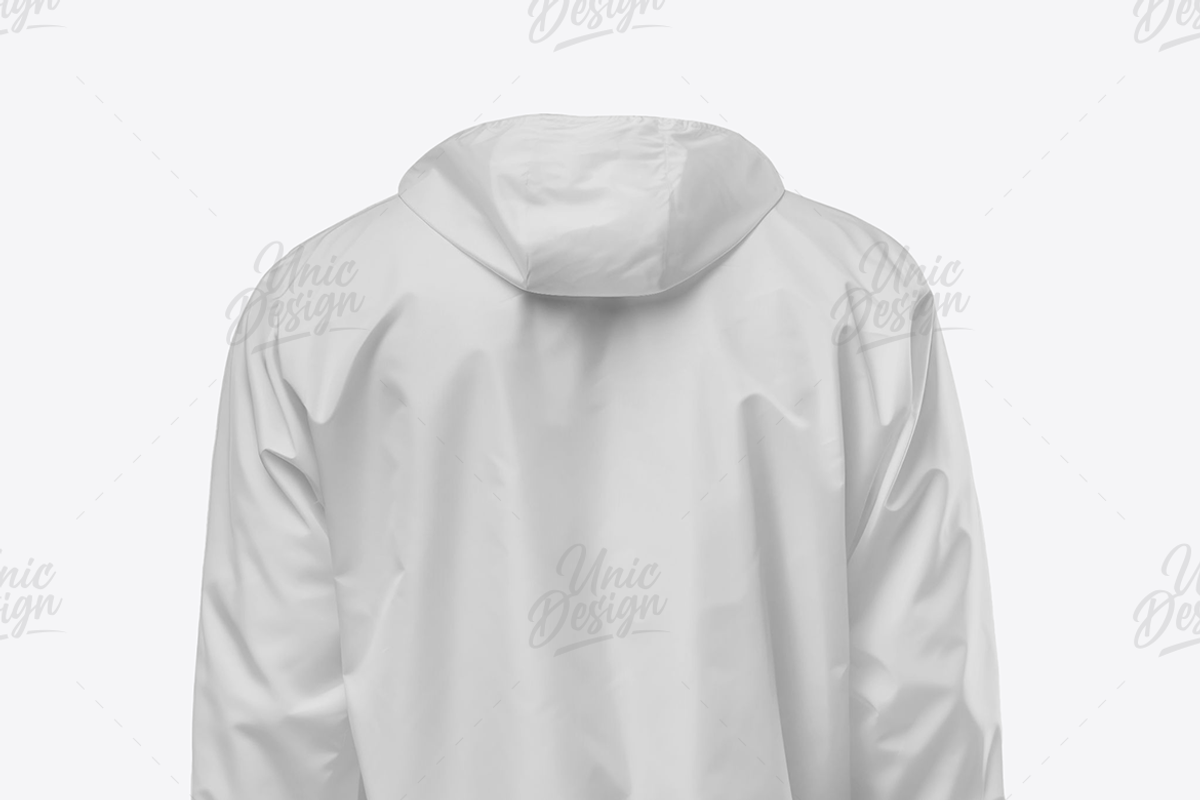 Windbreaker Jacket Mockup, a Hoody Mockup by UnicDesign (Photo 4 of 5)