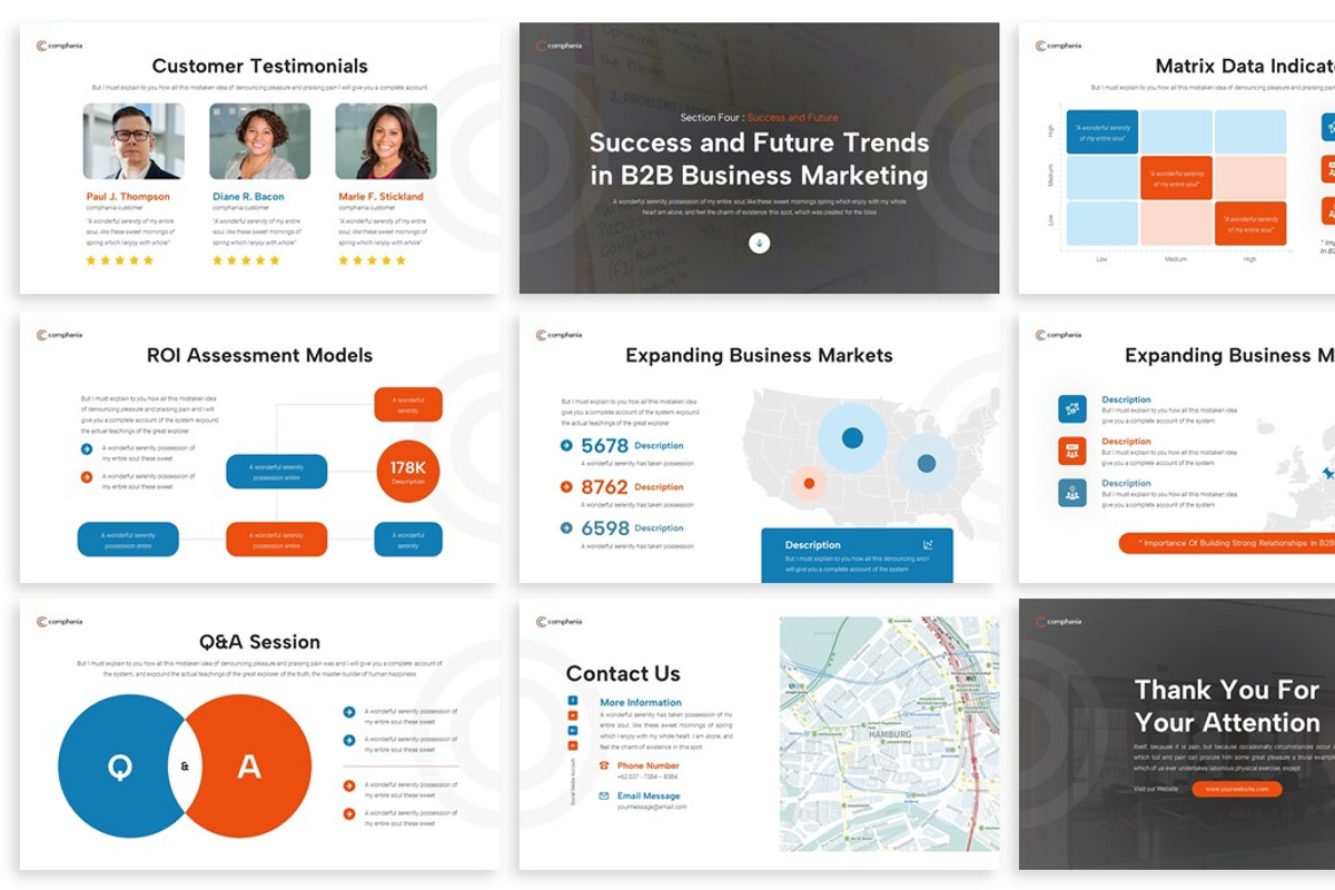 Comphania - B2B Marketing Keynote, a Presentation Template by SlideFactory (Photo 3 of 4)
