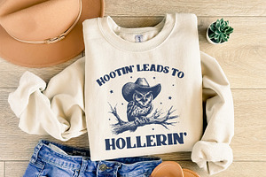 Hootin' Leads To Hollerin' Cowboy Ow