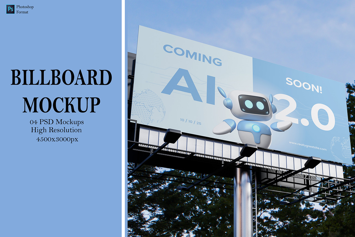 Billboard Mockups, an Advertising Mockup by Ataku Design (Photo 1 of 5)