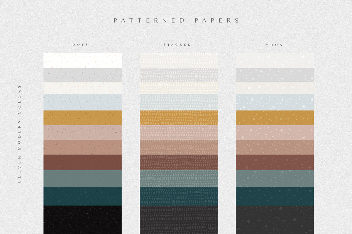 Paper Textures in Modern Colors, a Texture Graphic by Basia Stryjecka (Photo 8 of 16)