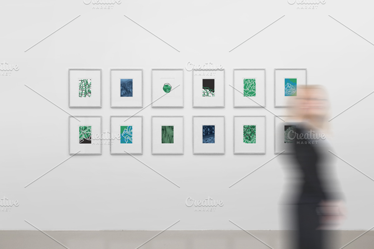 Gallery exhibition mockups, a Print Template by Formelier (Photo 5 of 5)