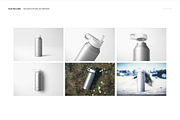 S. Steel 32 oz. Water Bottle Mockup, a Product Mockup by creatsy5 (Thumbnail 2 of 12)