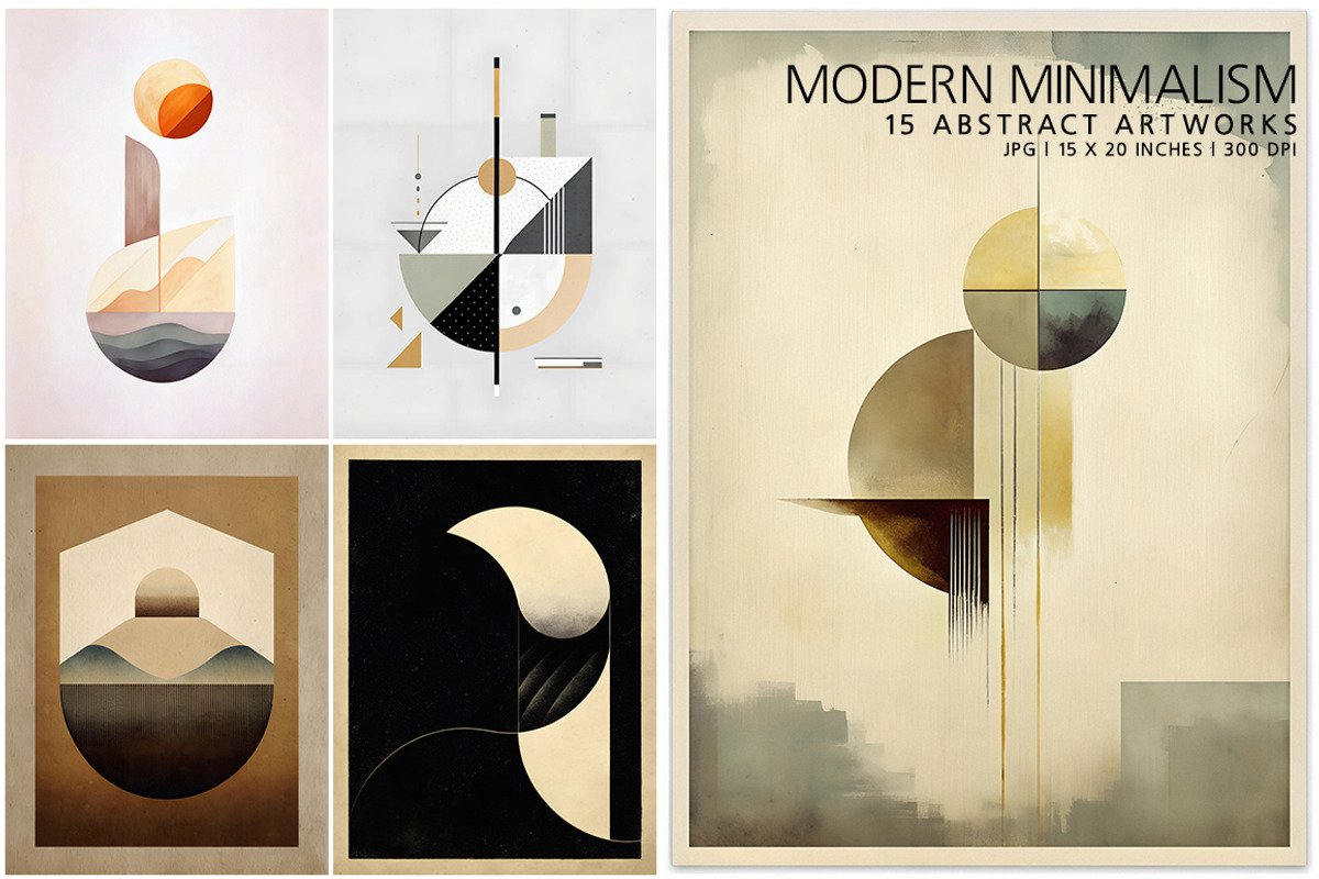 Modern Minimalism, a Decorative Illustration by Digital Art Creations (Photo 2 of 7)
