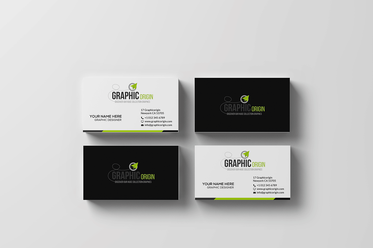 Corporate Business card, a Business Card Template by Graphic Origin (Photo 1 of 5)