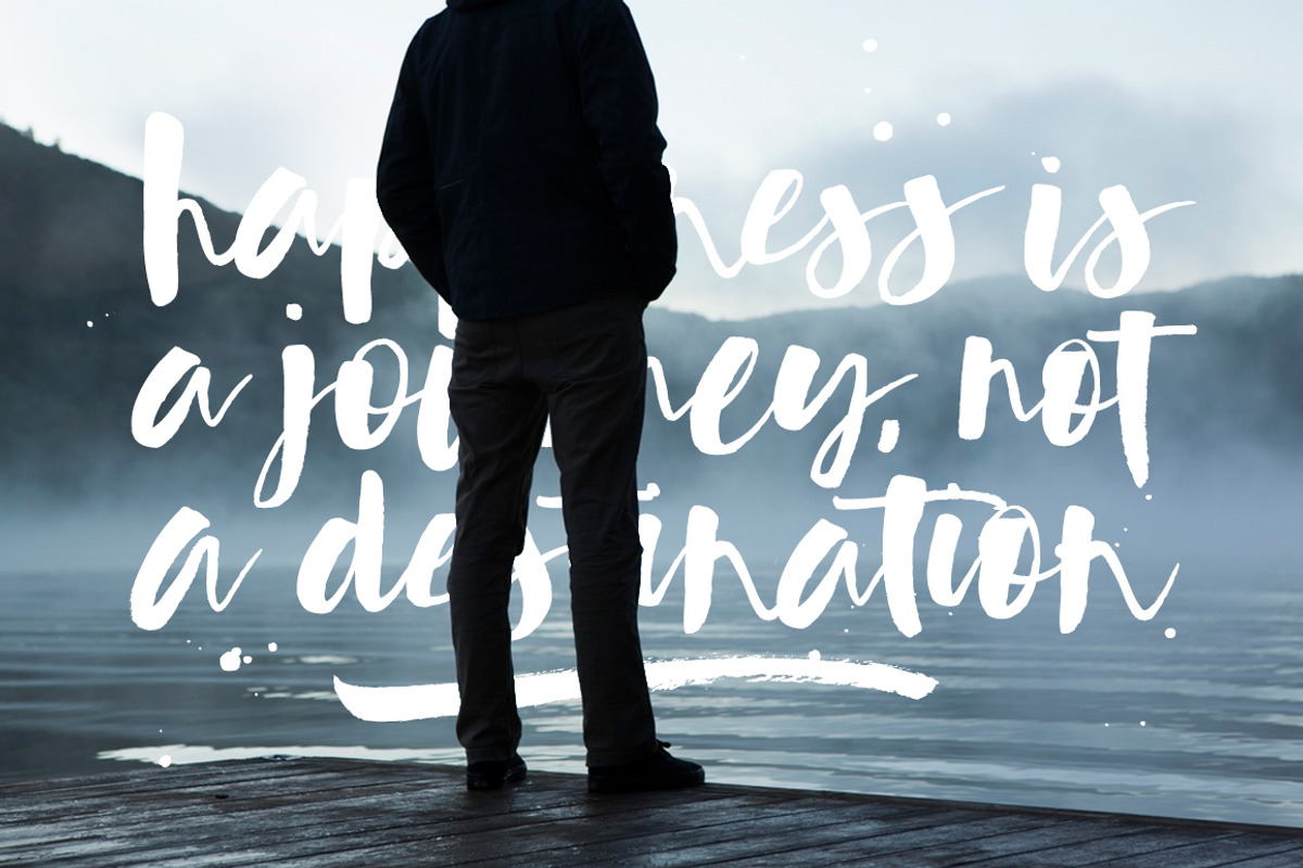 Lunar Blossom, a Script Font by Sam Parrett (Photo 9 of 9)