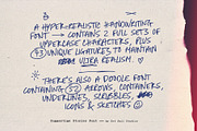 Summertime Stories, a Handwritten Font by Sam Parrett (Thumbnail 2 of 9)