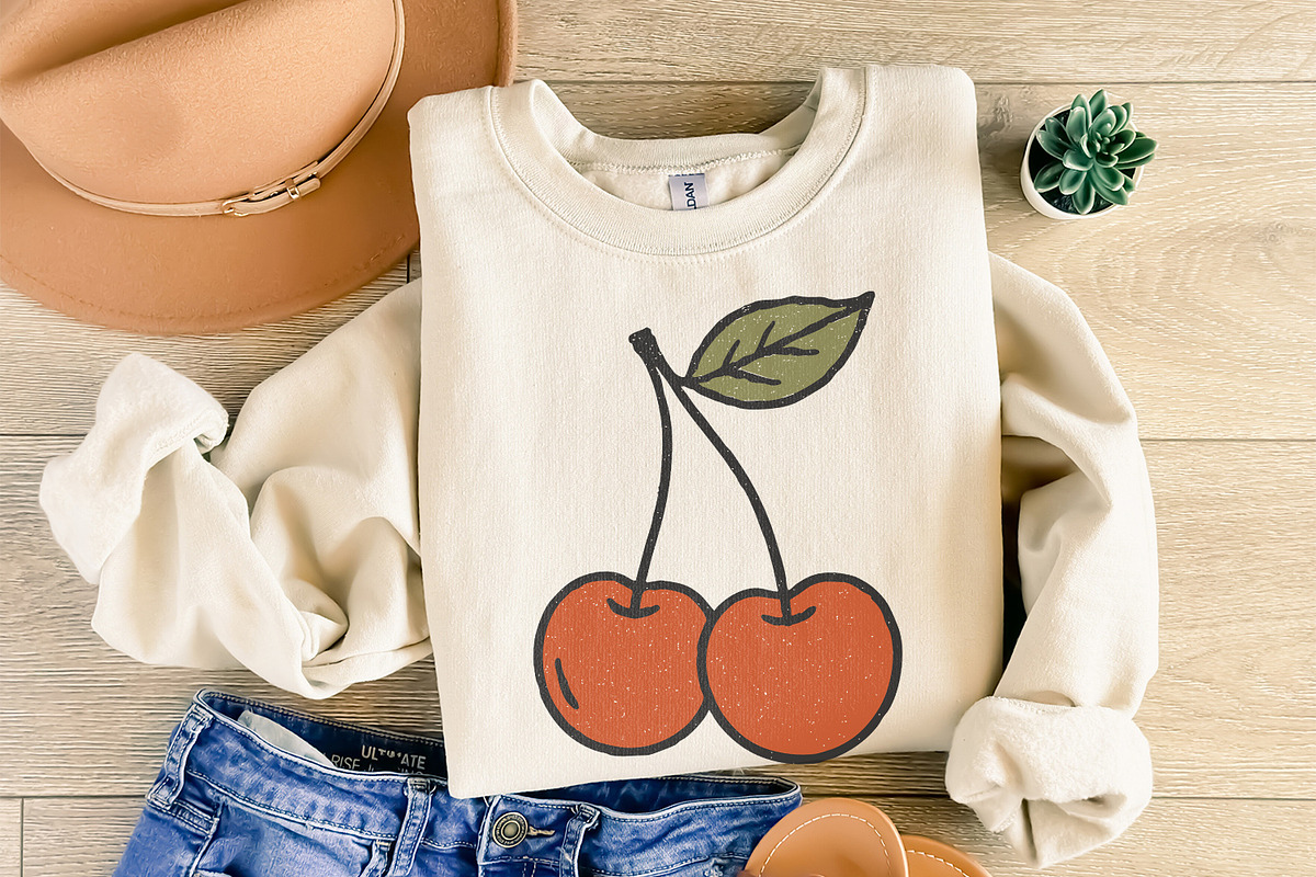 Trendy Cherry Retro Aesthetic, an Illustration by SharpMarketplace (Photo 8 of 9)