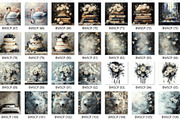 140+ Black and White Shabby Chic Pap, a Decorative Illustration by HubbaDigitals (Thumbnail 2 of 5)