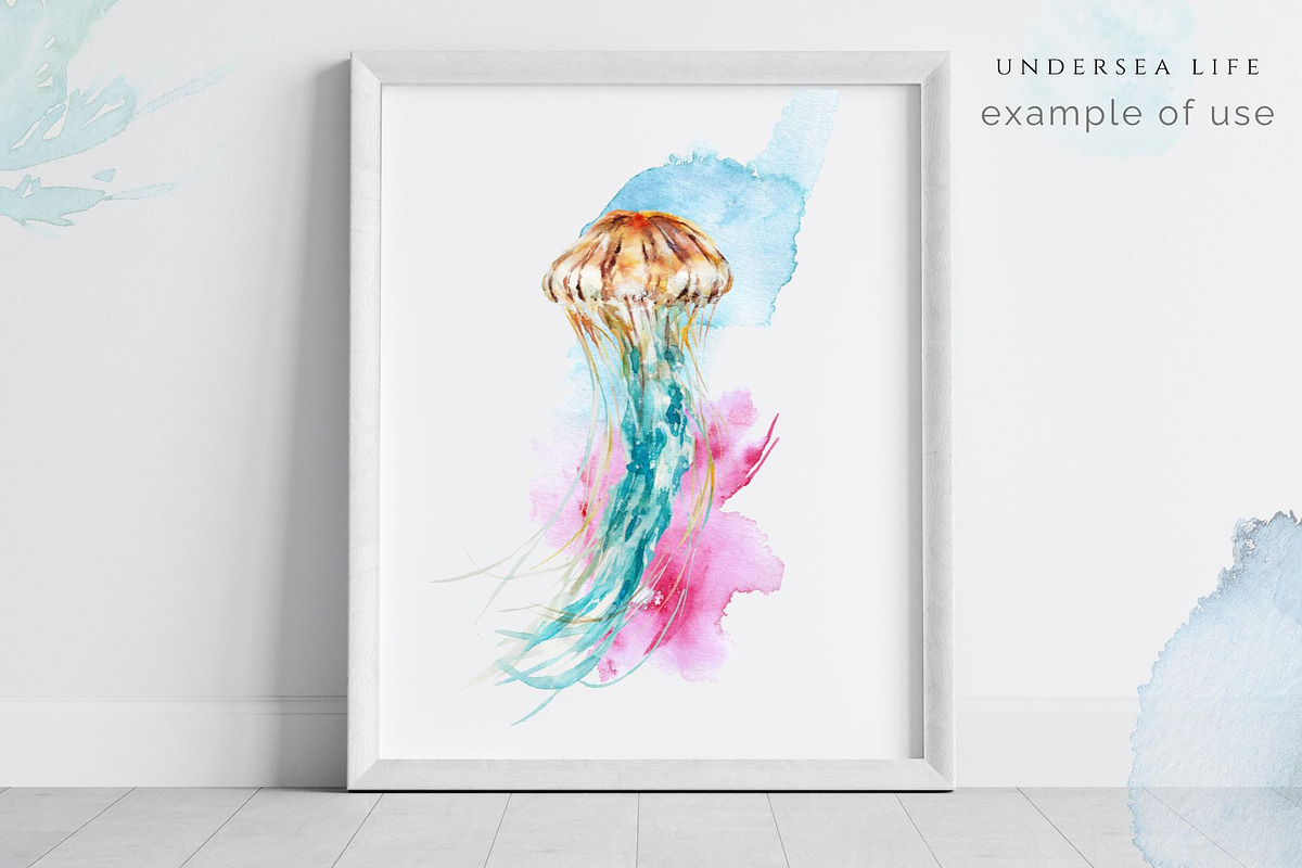 Undersea Life Watercolor, an Animal Illustration by Kolorata Art (Photo 10 of 14)