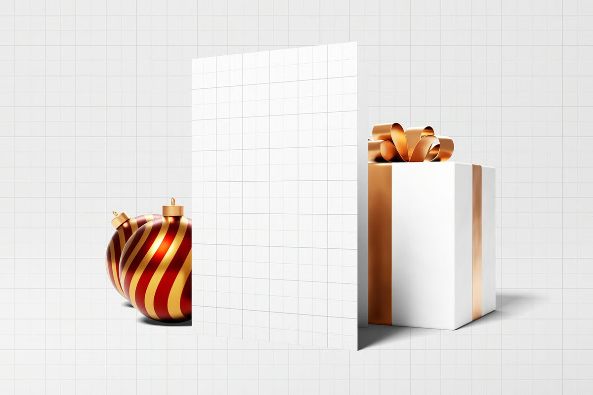 Christmas Card Mockup, an Advertising Mockup by zpackcreative (Photo 3 of 4)