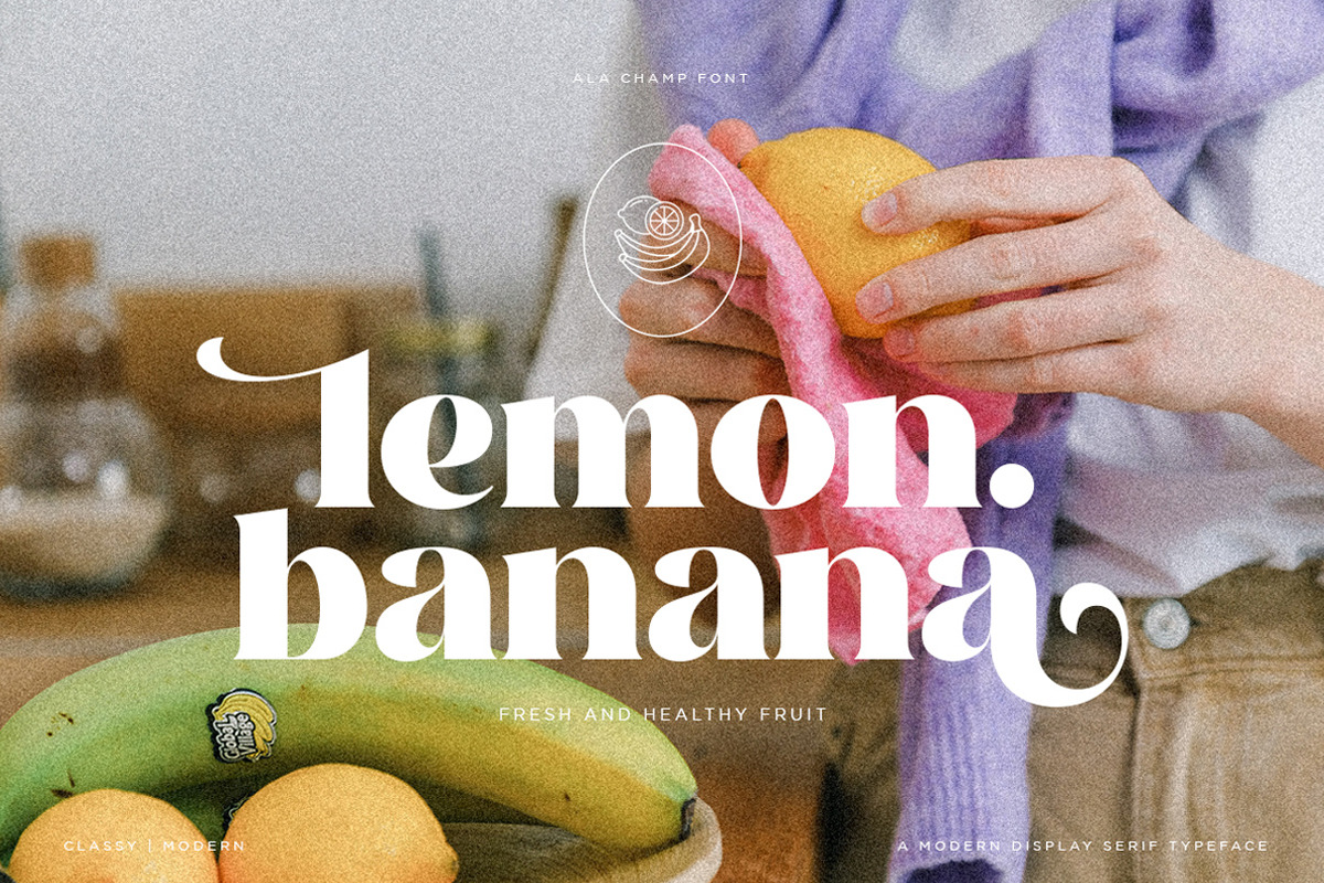 ala champ | Playful serif, a Serif Font by Pentagonistudio (Photo 3 of 11)