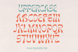 Naskle - Groovy Psychedelic Font