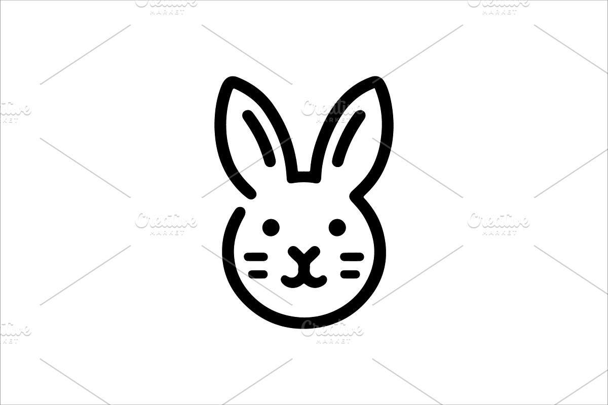 Rabbit Outline Logo Set, a Branding & Logo Template by Vectorium Studio (Photo 5 of 5)