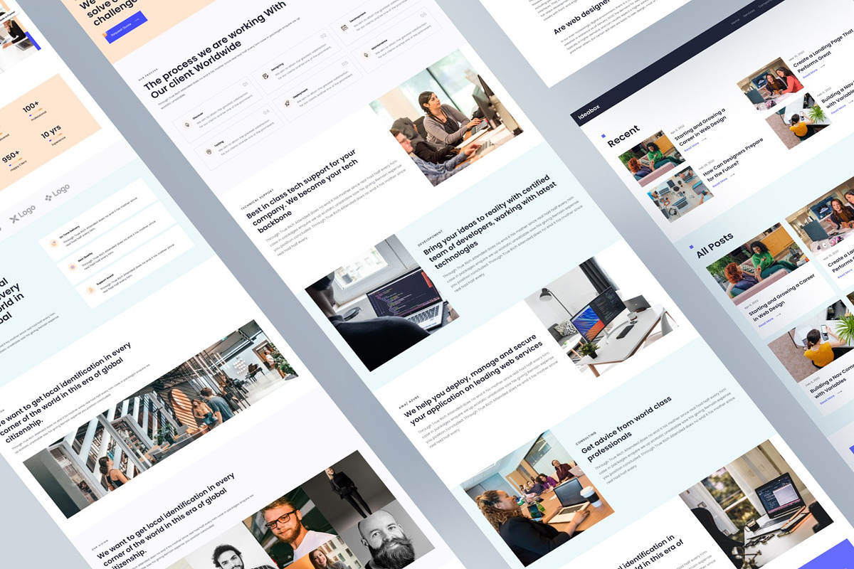 Ideabox-Website Template for Framer, a Landing Page Template by Lumina_ui_ux202 (Photo 3 of 6)